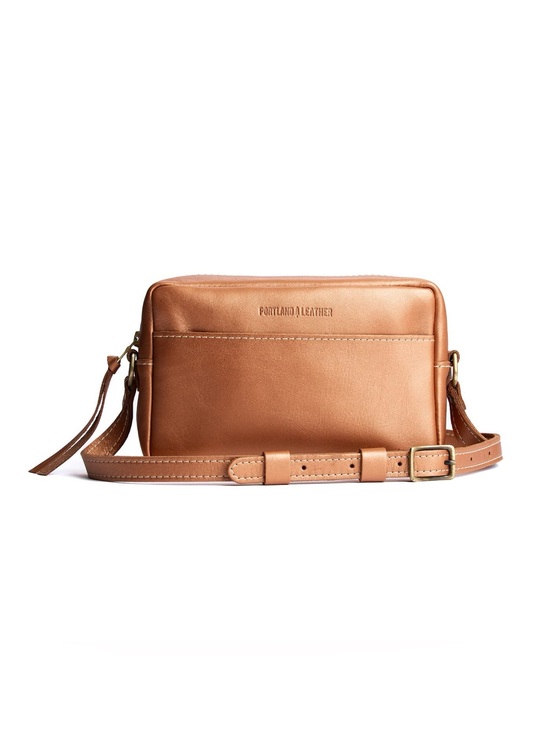 portland leather goods Handbags - Portland Leather Goods Havana Small Leather Camera Crossbody Bag - Retired